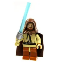 Minifig Complete Assembly, Obi-Wan Kenobi with Light-Up Lightsaber