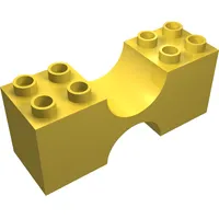 Duplo Brick 2 x 6 x 2 Double Concave