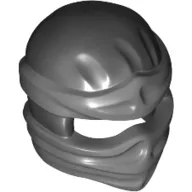 Wrap with Short Back Knot, Dark Bluish Gray Pattern