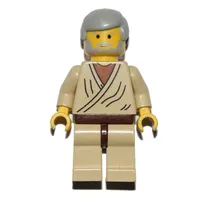 Obi-Wan Kenobi, Old, Yellow Skin, Light Gray Hair