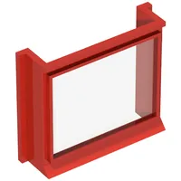 Window 1 x 4 x 3 with Glass for Slotted Bricks