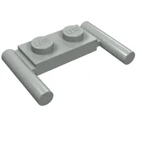 Plate Special 1 x 2 with Handles [Round Ends, Mid Attachment]