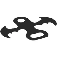 Neckwear Wings, 30 x 40 mm, Transparent All-Black Print