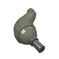 Animal / Creature Body Part, Neck / Tail, S Curve with Pin