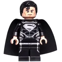 Superman in Black Outfit