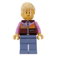 Reddish Brown Torso, Sand Blue Legs, Bright Light Yellow Hair