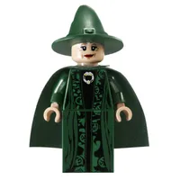 Professor Minerva McGonagall, Dark Green Robes, Hat, and Cape