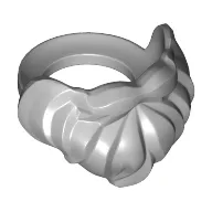 Minifig Neckwear Beard and Mustache, Short