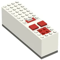 Battery Box, 9V 4 x 14 x 4 with Dark Gray Base [Complete Assembly]