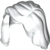 Hair Mid-Length with Part over Front of Right Shoulder