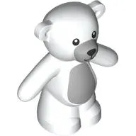 Animal, Bear / Teddy, Arms Down with Light Bluish Grey Snout, Chest print