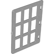 Duplo Door 1 x 4 x 4 with Nine Panes