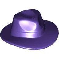 Hat Wide Brim, Outback Style with Wide Belt, Buckle (Fedora)