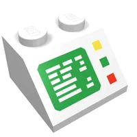 Slope 45° 2 x 2 with Computer Screen Print