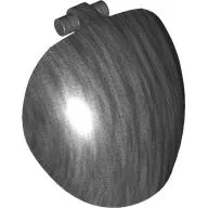 Large Figure Shoulder Cover, Armor, Round, Smooth with Bar