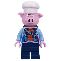 Pigsy, Bright Light Blue Jacket, Backpack