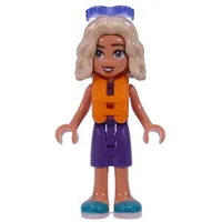 Nova - Lavender Top, Dark Purple Shorts, Life Vest, Sunglasses