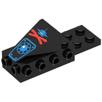 Brick Special, Cockpit Space Nose with Aquazone Aquashark Blue Shark with Red X Print