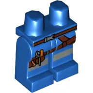 Hips and Blue Legs with Tool Belt and Reflective Stripes Print