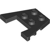 Wedge Plate 3 x 4 with Stud Notches [Reinforced Underside]