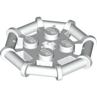 Plate Special 2 x 2 with Bar Frame Octagonal, Reinforced, Completely Round Studs