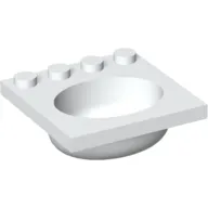 Sink 4 x 4 with Elliptical Basin
