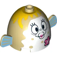 Body Pufferfish with Mrs. Puff with Pink Flower Print (SpongeBob)