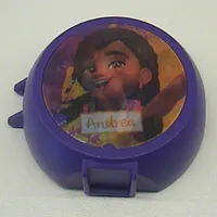 Pod, Round, Half Front with Friends Andrea Sticker