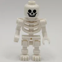 Skeleton, Standard Face, Bent Arms, One Vertical and One Horizontal Hand Clips, 78132 Torso
