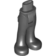 Minidoll Hips and Trousers with Back Pockets and Black Boots Print [Thick Hinge]