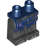 Hips and Pearl Titanium Legs with Dark Blue Coat, Dark Brown Belt, Silver Toes print