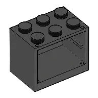 Cupboard 2 x 3 x 2 with Solid Studs