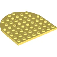 Plate 8 x 8 with Rounded End