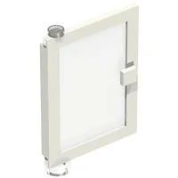 Door 1 x 4 x 5 Left with Trans-Clear Glass