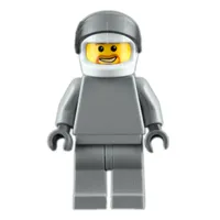 Star Justice Astronaut, Beard, Plain Light Bluish Gray