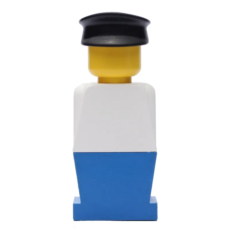 LEGOLAND White Torso, Blue Legs, Black Hat