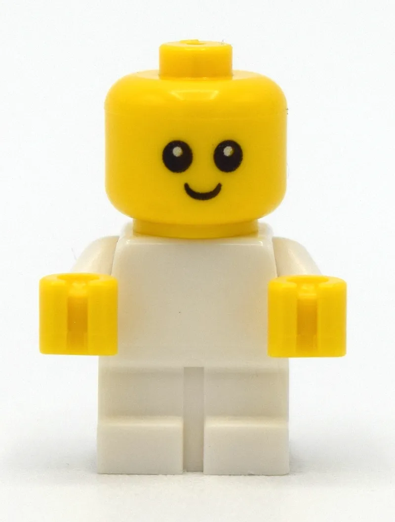 Baby with White Body - Head with neck