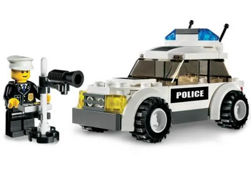 Police Car (Black Sticker Version)