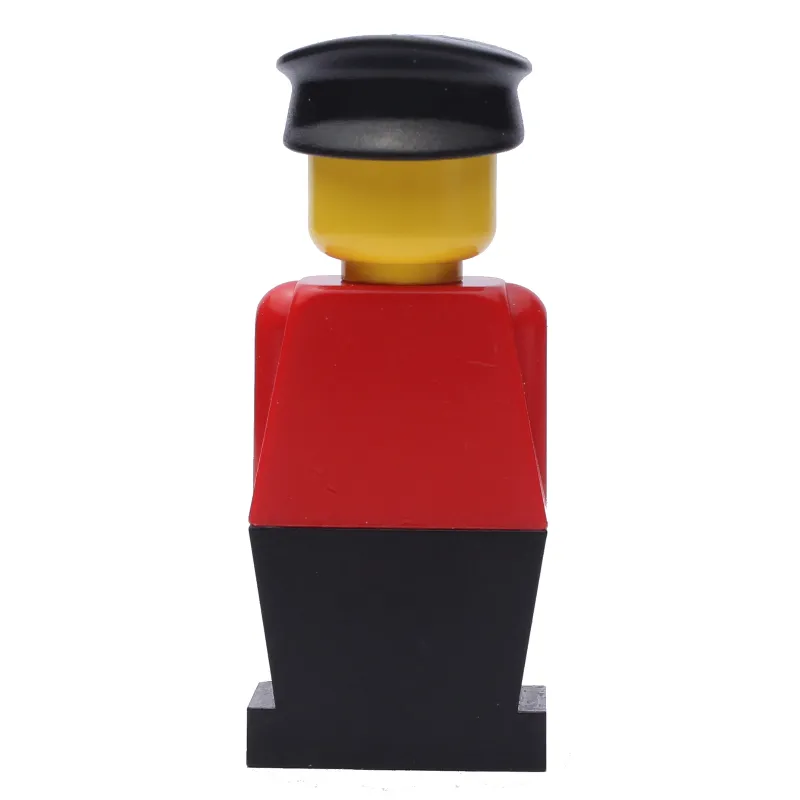 LEGOLAND Red Torso, Black Legs, Black Hat