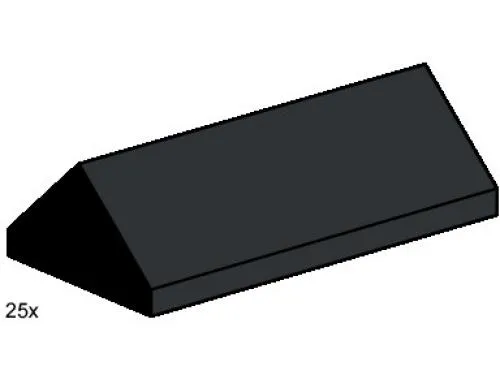 2 x 4 Ridge Roof Tiles Steep Sloped Black