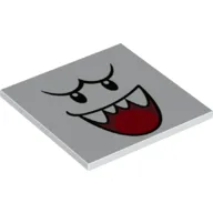 Tile 6 x 6 with Bottom Tubes with King Boo Face Print